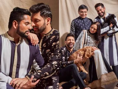 Masaba's new shoot features gay couple Amit Shah and Aditya Madiraju