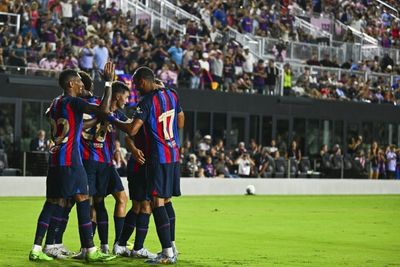 Barca thrash Beckham's Miami 6-0 in friendly