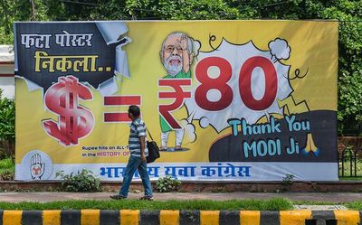 Rupee falls 4 paise to 79.96 against U.S. dollar in early trade