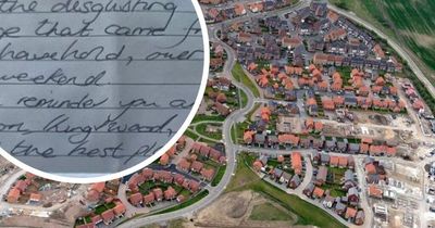 Neighbour fumes as 'snobby' note complains about their behaviour