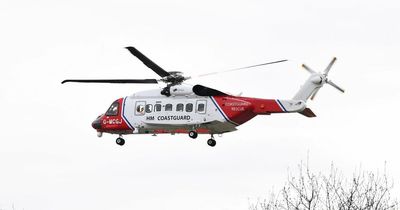 Coastguard helicopter and lifeboats out in search for person in River Mersey