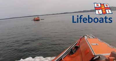 Six children in inflatable dinghy rescued after drifting out to sea at Scots beach