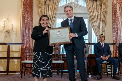 Thai activist honoured by US as hero in fight against human trafficking