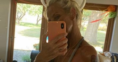 Ulrika Jonsson strips naked on the hottest day ever to cook up a storm in her kitchen