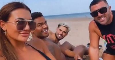 Geordie Shore stars join crowds of others at Tynemouth beach as temperatures soar in Newcastle