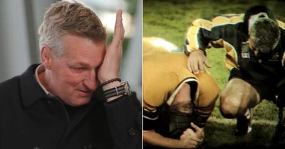 Rugby star who threw 2003 World Cup medal into river reduced to tears by replacement