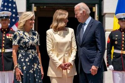 Ukraine’s first lady to address US Congress after White House meeting with the Bidens