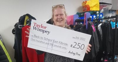Back to School East Kilbride charity receives welcome boost from housebuilder