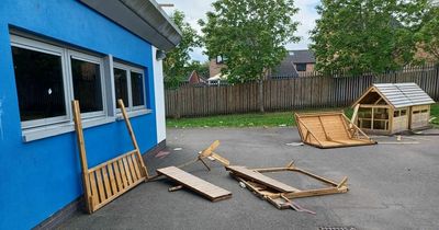 Police probe after vandalism of Lanarkshire school playgrounds