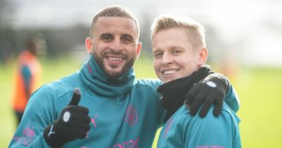 Kyle Walker sends message to Oleksandr Zinchenko ahead of Man City to Arsenal transfer