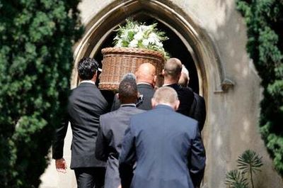 Deborah James funeral: Coffin of cancer campaigner carried by her husband and son as loved ones say goodbye