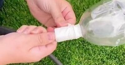 DIY water sprinkler you can make from items already in your home