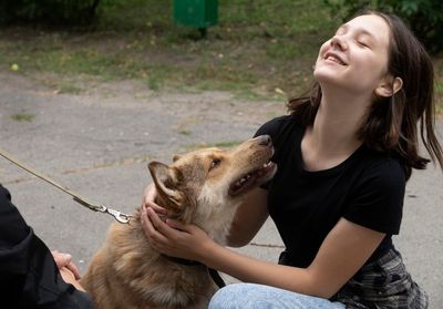 Shelter in Ukraine's capital takes in animals haunted by war