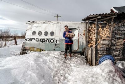 A Russian Sami smokes some fish: Natalya Saprunova’s best photograph