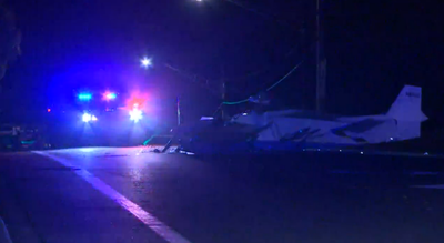 Two injured after experimental plane crash-lands on Washington state road