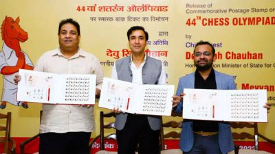 Chess Olympiad Stamp unveiled to celebrate 'World Chess Day'