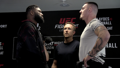 UFC Fight Night 208 media day faceoffs: Blaydes-Aspinall, Hermansson-Curtis, Pimblett-Leavitt