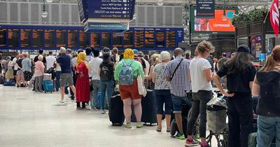 Huge queues at Glasgow Central after heatwave causes major train disruption for second day