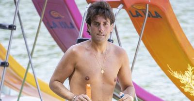 James Argent unveils staggering 14-stone weight loss in tight swimming shorts on holiday