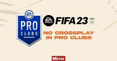FIFA 23 will have crossplay but only in 1v1 modes as Pro Clubs misses out