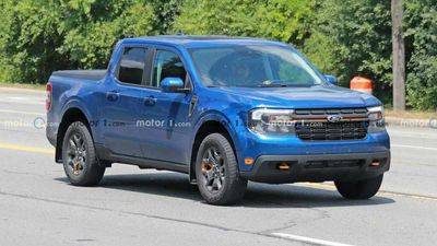 Ford Maverick Tremor Spied Completely Undisguised