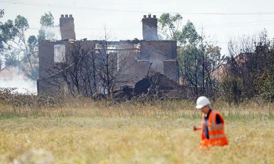 ‘This doesn’t happen in Wennington’: residents and fire services reel after homes lost in blazes across England