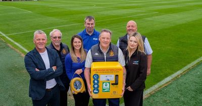 Auchinleck Talbot welcome new life-saving defibrillator as part of council's community benefits link-up