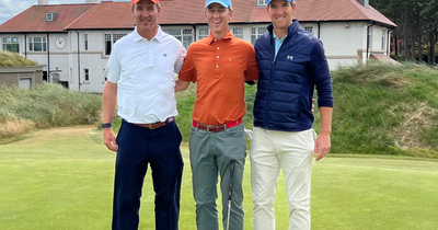 NFL legends Peyton and Eli Manning tee it up at famous Irish golf course