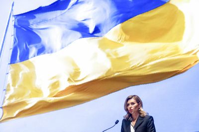 Ukraine’s first lady makes impassioned plea for more US arms