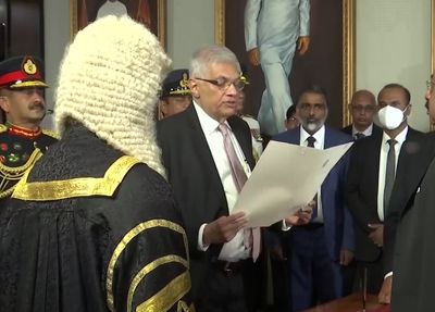 Ranil Wickremesinghe takes oath as President of Sri Lanka