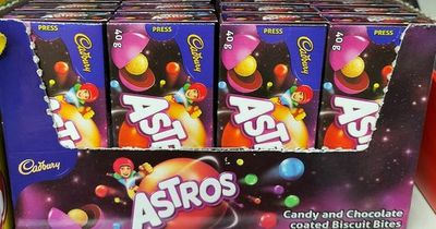 Cadbury's iconic Astros back on sale after 25 years