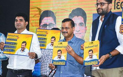 Arvind Kejriwal promises free 300 units power to people of Gujarat