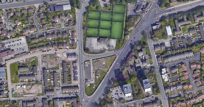 Police car damaged in suspected stolen car chase