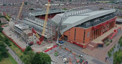 Liverpool hit ‘significant milestone’ in Anfield Road expansion