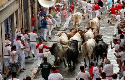 Three people die during bull runs in Spain