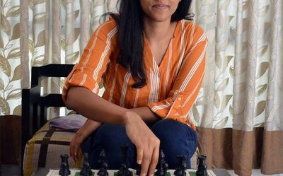 Harika stays fully focused for the Chess Olympiad