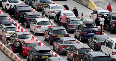 Three-hour queue hell at Dover for families on summer getaways