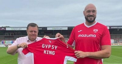 Tyson Fury to sponsor League One side Morecambe for forthcoming season