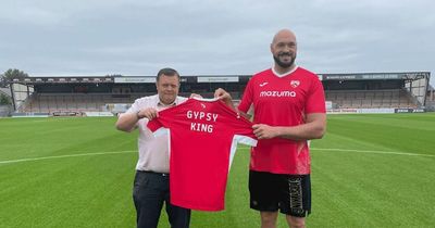 Tyson Fury follows in Ed Sheeran's footsteps and agrees to sponsor local club