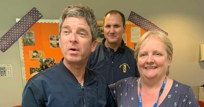 Noel Gallagher stuns pupils and staff at Rusholme school with surprise visit on last day of term