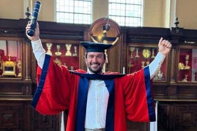 Joe Wicks receives an honorary doctorate in Sport and Exercise Science from St Mary’s University
