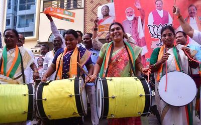 BJP cadres in Andhra Pradesh celebrate Murmu’s election as President