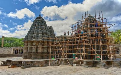 Keshava temple at Somanathapur getting a makeover ahead of UNESCO team’s visit