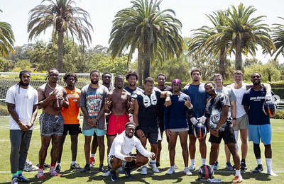 Here’s the list of players working out with Broncos QB Russell Wilson in California