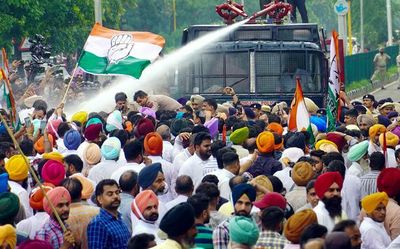 Congress stages demonstrations in Punjab, Haryana, Himachal Pradesh