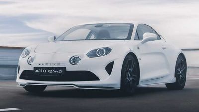 Alpine A110 E-ternity Prototype Is An All-Electric, Open-Roof Coupe