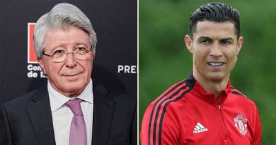 Atletico Madrid chief explains why he doesn't want Cristiano Ronaldo in Man Utd exit blow