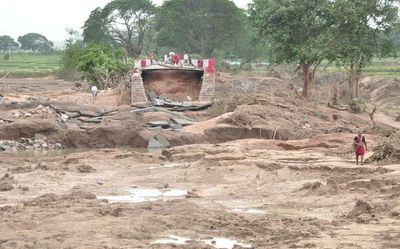 Flood fear gripped villagers