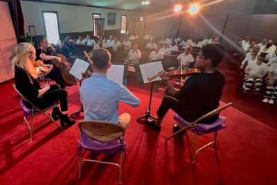 String quartet brings music to inmates in Mississippi prison