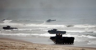 Marines halt amphibious vehicle use at sea after mishaps